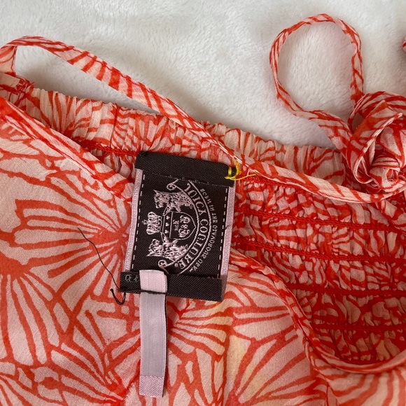Juicy Couture orange floral pattern dress - Picture 2 of 3